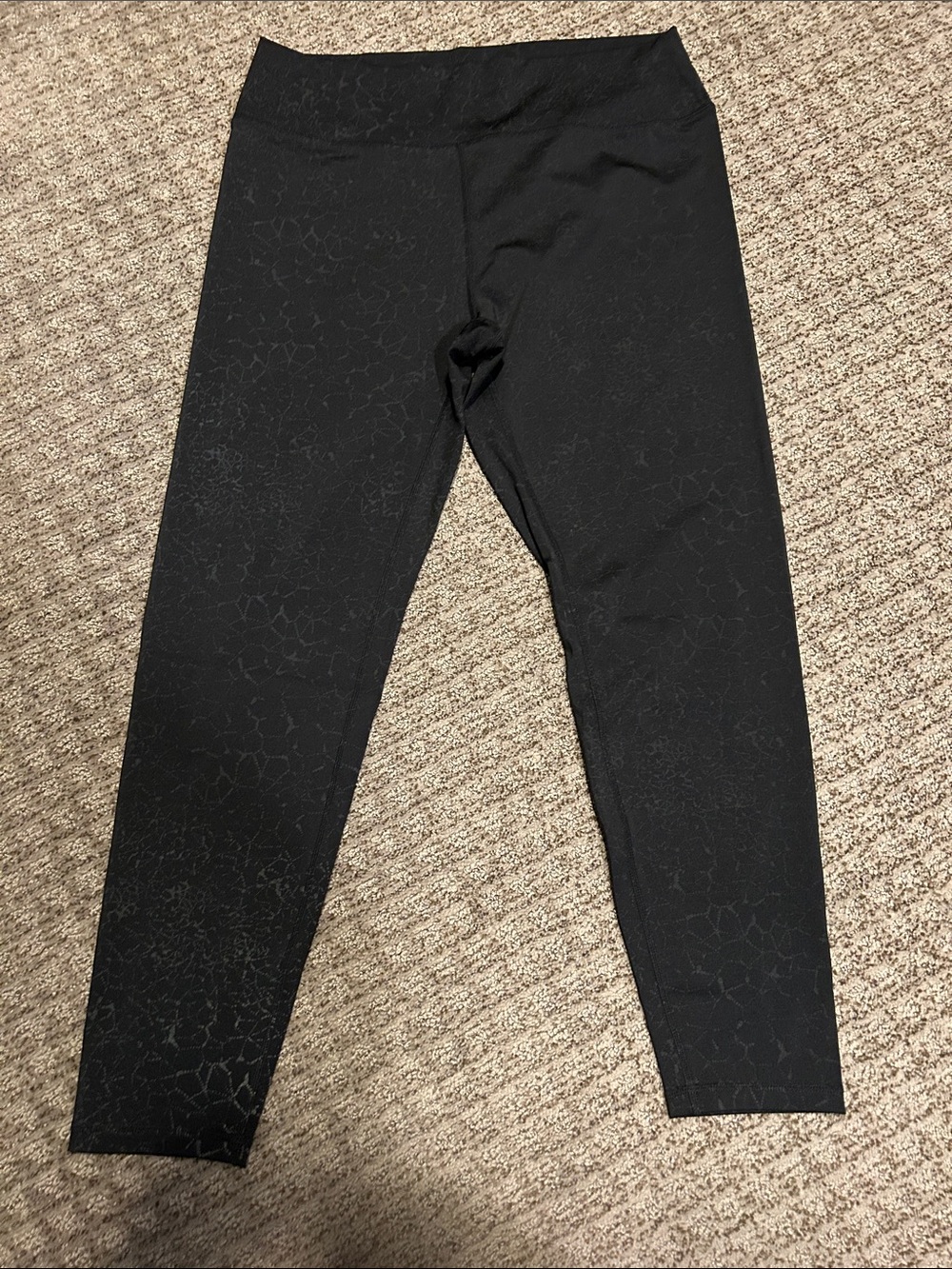 Joe Fresh Black Textured Active Leggings (women’s)